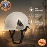 ANSI/ISEA Approved Safety Helmet with 6-Point Suspension
