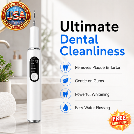 Ultrasonic Dental Cleaner for Plaque Removal and Teeth Whitening