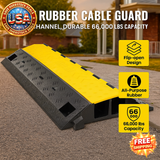 Rubber Cable Guard 5-Set, Dual-Channel, 66,000 lbs Capacity