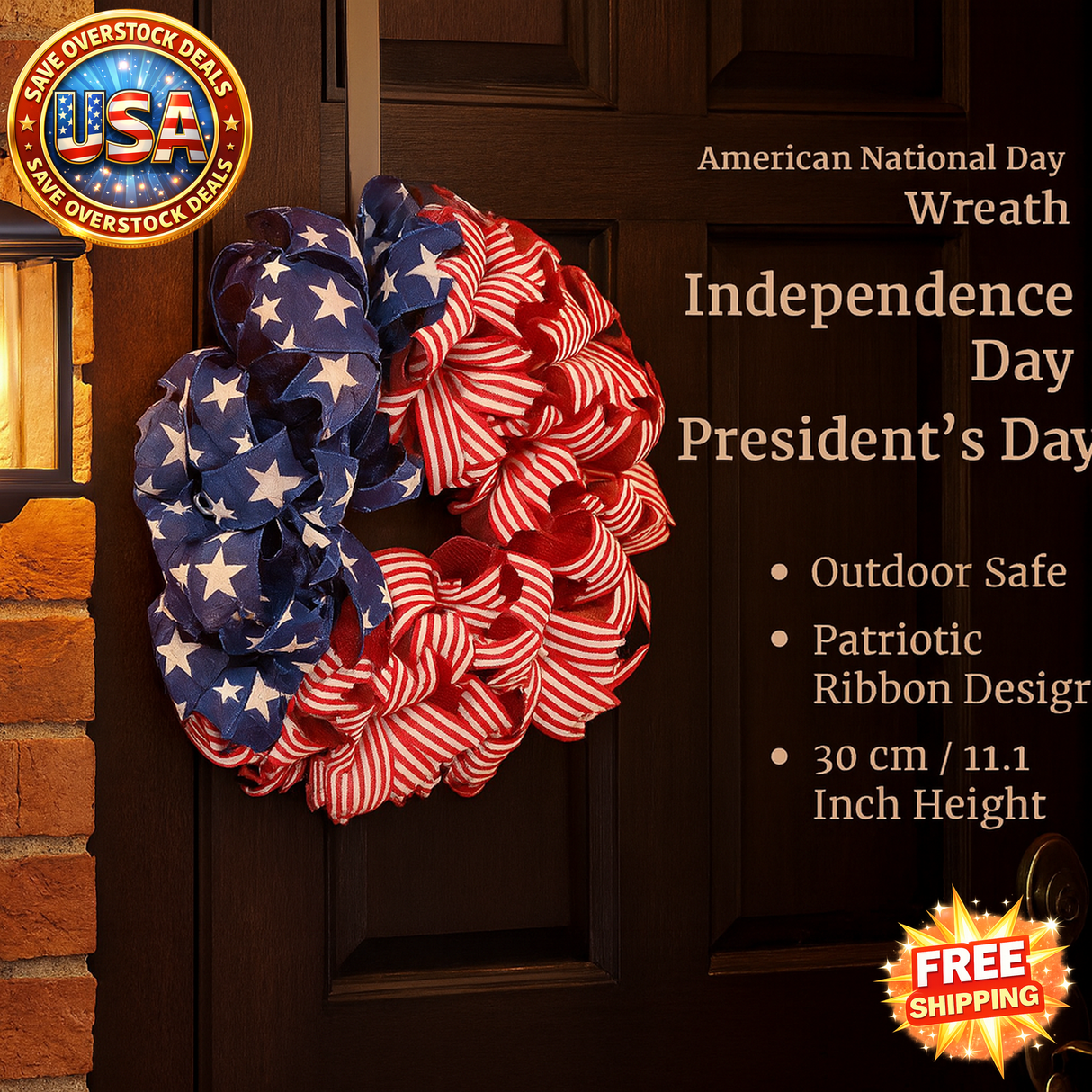 Independence Day Wreath Decoration for National Holidays