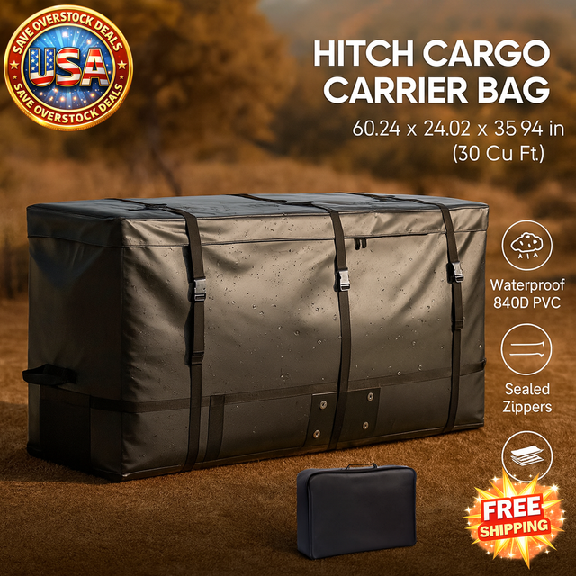Hitch Cargo Carrier Bag, Waterproof 30 Cu.ft for SUVs