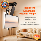 Motorized Ceiling TV Mount for 32-70 Inch TVs