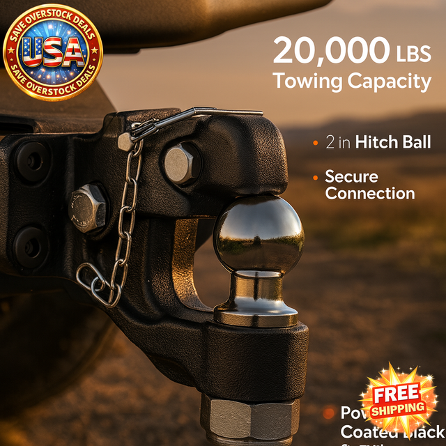 Pintle Hook 20000 lbs Towing Capacity for Trailer Hitches