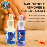 SheSlay Nail Cuticle Remover & Oil Set – Nourishing Care