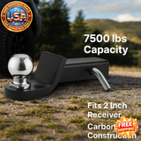 Trailer Hitch with 2 Inch Ball, 7500 lbs Capacity