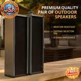 5 CORE Outdoor Waterproof Speakers Pair 100W Passive Audio