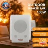 5 CORE Outdoor Waterproof Speakers - 100W Passive Pair