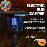 Outdoor Electric Bug Zapper - 15W Mosquito Killer