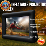 24FT Inflatable Movie Screen with 360W Blower for Outdoors