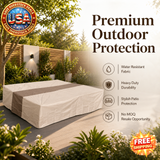 Water Resistant Patio Furniture Cover for Sectional Sofa