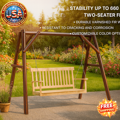 Durable Porch Swing Frame for 2-Seater Hanging Chairs