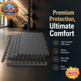 Foam Gym Puzzle Exercise Mat - Interlocking EVA Tiles