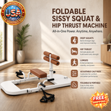 Foldable Sissy Squat Machine for Glute Workouts at Home