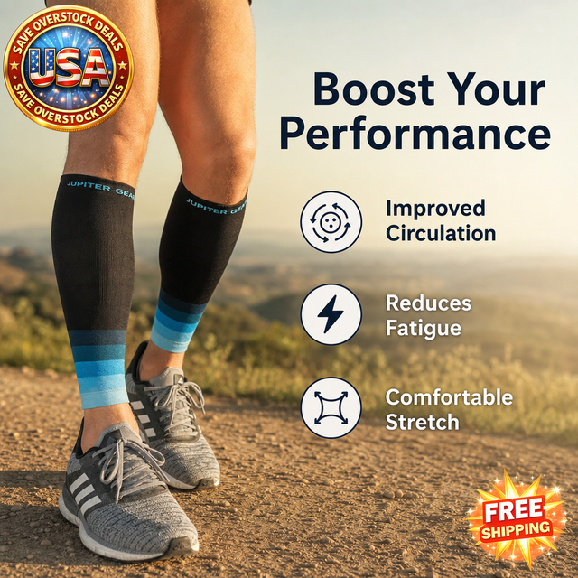 JupiterGear Compression Calf & Leg Sleeve for Running