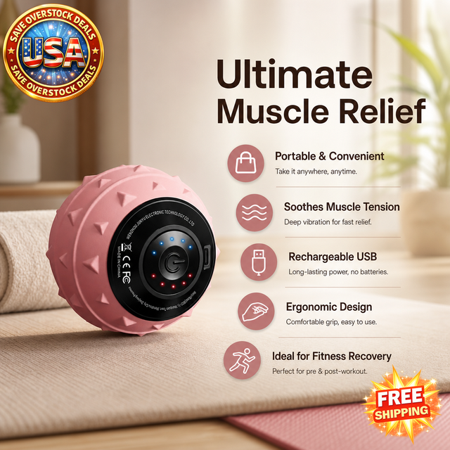 Rechargeable Vibration Massage Ball for Muscle Relief