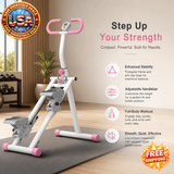 Stair Stepper Vertical Climber for Full-Body Workout - Pink