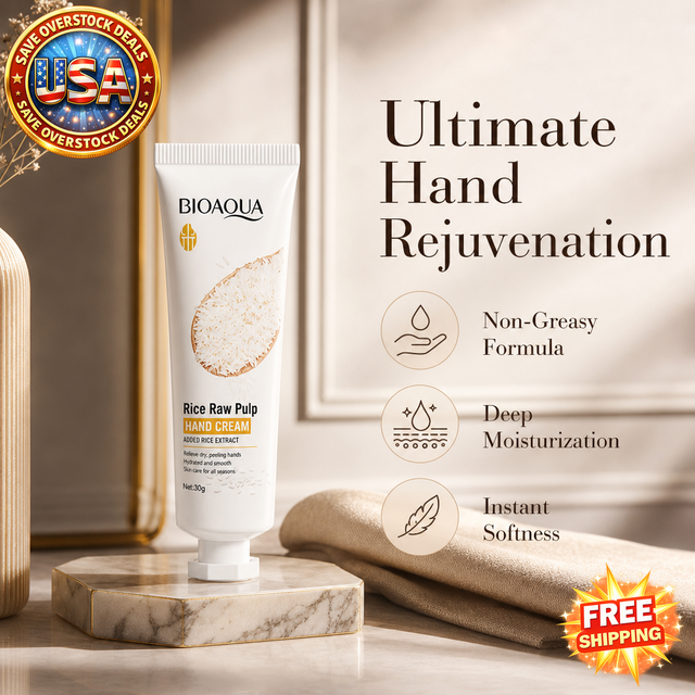 Rice Hand Cream 30g - Nourishing & Non-Greasy Moisturizer