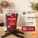 Bonez Beef Weasand Sticks, 10 Pack, 6 or 10 Inch