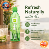 Alo Aloe Vera Juice Drink Original Honey Case of 12