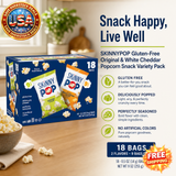 SkinnyPop Gluten-Free Popcorn Variety Pack, 18 Count