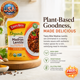 Tasty Bite Madras Lentils - Indian Entree - 10 Oz Case