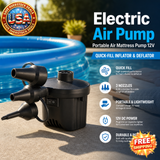 Portable Electric Air Pump for Air Mattresses and Pools