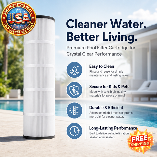 Pool Filter Cartridge Replacement for Pentair CCP420, 4x 105 Sq. Ft