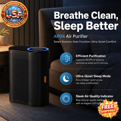 Air Purifier for Home with Auto Function and Sleep Mode