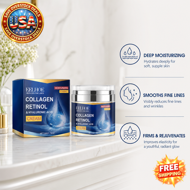 Collagen Retinol Hyaluronic Acid Cream for Skin Care