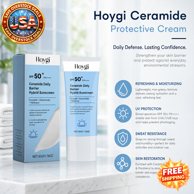 Hoygi Ceramide Protective Cream for Summer Skin Care - Sunscreen