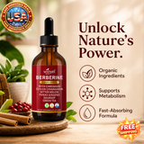 WINYEL Organic Ceylon Cinnamon Berberine Liquid Drops Supplement