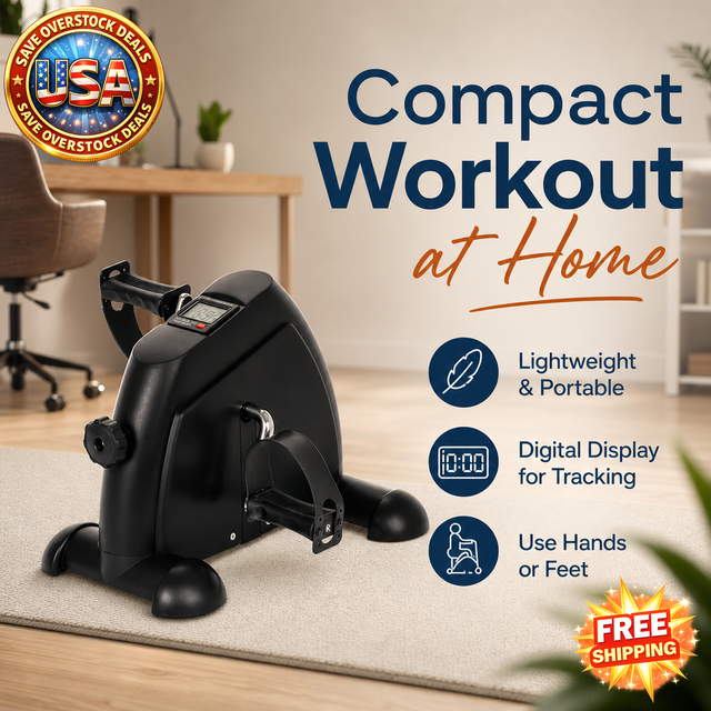 Mini Exercise Bike for Hands and Feet Training at Home