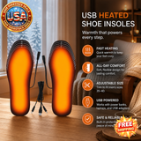 USB Heated Insoles for Winter Boots and Sneakers