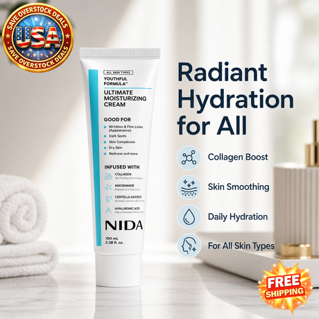 Daily Facial Moisturizer Cream with Collagen and Niacinamide