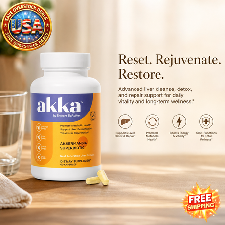 AKKA Premium Liver Cleanse Superbiotic, 60 Caps