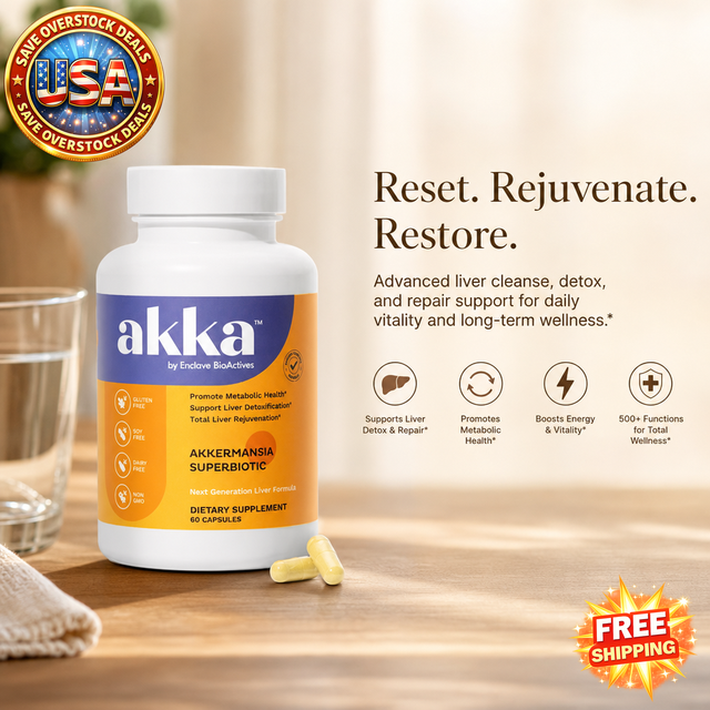 AKKA Premium Liver Cleanse Superbiotic, 60 Caps