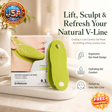 Cooling V Line Contour Gel Face Mask for Daily Skin Care