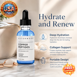 Copper Peptides and Hyaluronic Acid Facial Serum, 29ml / 1 fl oz