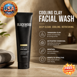 Cooling Clay Facial Wash with Tanakura Clay and Charcoal