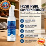 Shoe & Sock Freshening Care Spray, Odor Neutralizing Mist