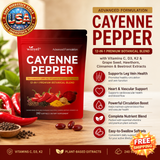 Chili Pepper Softgel Supplement with Vitamins C, D3, K2, 240 Count