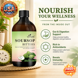 Soursop Liquid Herbal Blend with Moringa and Turmeric, 450ml