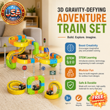 3D Electric Magnetic Train Set - 105PCS Modular Track Kit