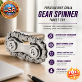 Premium Bike Chain Gear Spinner Fidget Toy - Stainless Steel