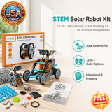 STEM Solar Robot Kit for Kids - 12-in-1 Educational Toy