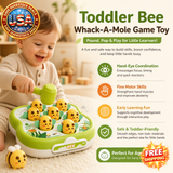 Toddler Bee Whack-A-Mole Game Toy for Kids Ages 1-3