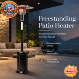 Freestanding Patio Heater for Outdoor Use, 40,000 BTU