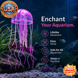 Artificial Glowing Jellyfish Aquarium Ornament for Fish Tanks