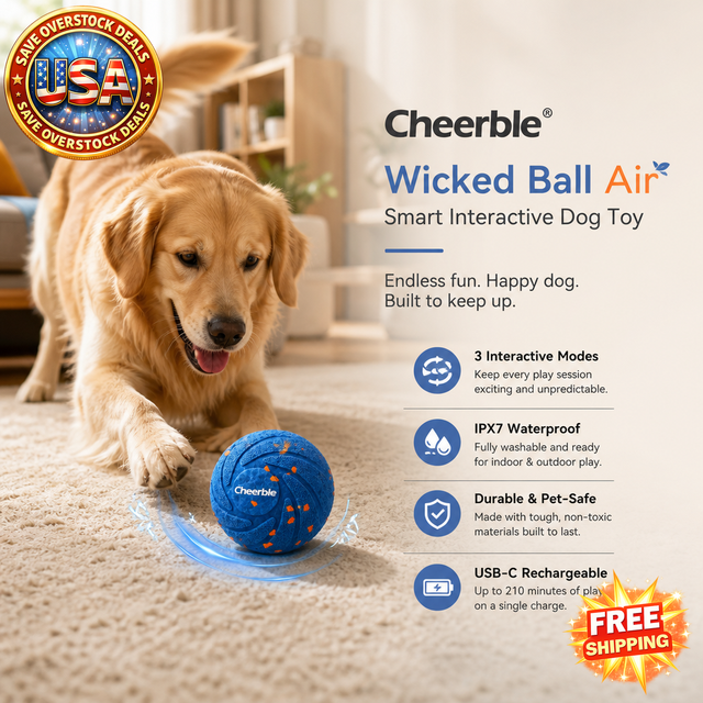 Cheerble Wicked Ball Air Waterproof Interactive Dog Toy