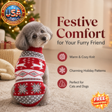 High Neck Knitting Sweater for Dogs and Cats - Winter Pet Clothing